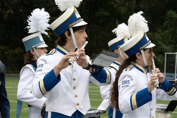 Southern High School Marching Band Performing